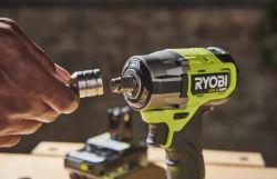 Гайковерт ударный аккумуляторный Ryobi ONE+ HP RIW18C-0 18В 2800об·мин 450Нм 1/2" 4 скорости 1.2кг без АКБ и ЗУ 5133005898 - Картинка 3