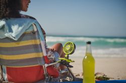 Вентилятор акумуляторний кліпса Ryobi USB Lithium RCF4-120G 4В акб 1х2А·год 3800об·хв обертання 325° поворот 180° 2 швидкості 0.29кг 5133006143 - Картинка 3