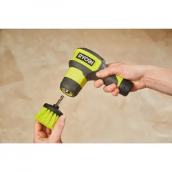 Щітка акумуляторна Ryobi USB Lithium RSCR4-0 4В диск 5см 200/300об/хв IPX7 0.49кг без АКБ та ЗП 5133006184 - Картинка 5