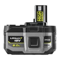 Аккумулятор Ryobi ONE+ RB1880T High Energy Lithium+ 18В 8А·ч 1.3кг 5133006264 - Картинка 4