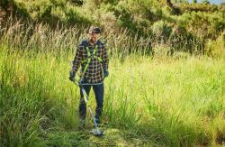 Тример садовий акумуляторний Ryobi Max Power RBC36X26BG2-0 36В 26см ніж/ліска 30см ергоремені Vertebrae 3.7кг без АКБ та ЗП 5133006434 - Картинка 3