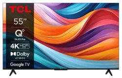 TCL �������� 55" QLED 4K 60Hz Smart Google TV Titan 55T7B