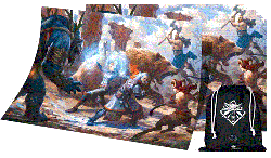 GoodLoot  Witcher: Geralt & Triss in Battle puzzles 1000 . 5908305233619 -  2
