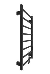 Полотенцесушитель Hygge Family электрический Leeds, 770х530х85мм, таймер-регулятор, сталь, черный матовый 6.1.0802.06.BM - Картинка 3