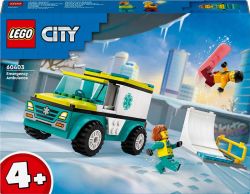  LEGO City EMERGENCY AMBULANCE AND SNOWBOARDER(  ) 60403