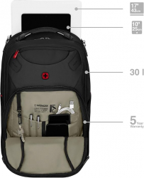 Рюкзак для ноутбука Wenger Cosmic 17" черный 653187 - Картинка 5