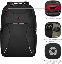 Рюкзак для ноутбука Wenger Cosmic 17" черный 653187 - Картинка 3