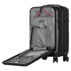 Набор чемоданов Wenger Amplix Hardside, поликарбонат, (S+M), TSA, 4 колеса, EXP, чёрный 653332 - Картинка 23