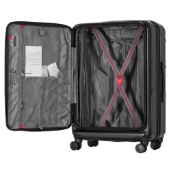Набор чемоданов Wenger Amplix Hardside, поликарбонат, (S+M), TSA, 4 колеса, EXP, чёрный 653332 - Картинка 25