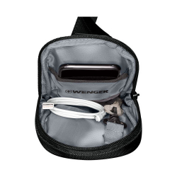 Сумка через плече Wenger XE Compact Crossbody Monosling RFID Protection черный - Картинка 5