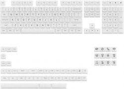 Akko   ASA Clear printed keycap White V2 Fullset 6925758621342 -  1