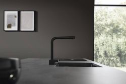 Змішувач для кухні Hansgrohe Aquno Select M81, довж.виливу - 210мм, поворотний, витяжний, 1 важіль, чорний матовий 73836670 - Картинка 2
