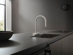 Смеситель для кухни Hansgrohe Aquno Select M81, дл.излива - 220мм, поворотный, вытяжной, 1 рычаг, сталь 73837800 - Картинка 2