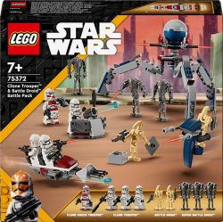  LEGO Star Wars CLONE TROOPER & BATTLE DROID BATTLE PA(  ) 75372 -  1