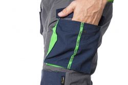 Брюки рабочие NEO Premium, размер XXXL (58), ткань ripstop, 210 г/м2, 100% хлопок, усиление тканью Cordura, световозвращающие 81-227-XXXL - Картинка 5