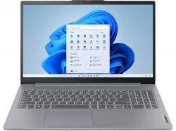 ������� Lenovo IdeaPad Slim 3-15AMN8 15.6" FHD IPS AG, AMD R3-30, 16GB, F512GB, UMA, DOS, ����� 82XQ01K7RA
