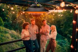 Neo Tools Інфрачервоний обігрівач, підвісний, 1500 Вт, 9 м2, пульт, 42.5х42.5х23 см, IP44 90-034 - Картинка 2