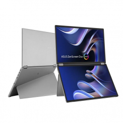 ������� ����������� Asus 2x14" ZenScreen DUO MQ149CD mHDMI, 2xUSB-C, OLED, 1920x1200, 16:10, DCI-P3 100%, HDR400, Cover 90LM0AKV-B01N70