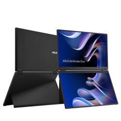 ������� ����������� Asus 2x14" ZenScreen DUO MB14FCD mHDMI, 2xUSB-C, IPS, 1920x1200, 16:10, sRGB 100%, HDR10, Sleeve 90LM0CZ1-B01N71