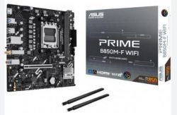   AM5 Asus PRIME B850M-F WIFI, B850, 2xDDR5, Int.Video (CPU), 4xSATA3, 2xM.2, 1xPCI-E 5.0 x16, 1xPCI-E 4.0 x1, Realtek 7.1, Realtek 1Gb, WiFi 6, Bluetooth 5.3, 4xUSB 3.2 / 6xUSB 2.0, HDMI, MicroATX