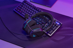 Гарнітура ігрова ASUS ROG Pelta Core USB-C, RGB, чорний 90YH04E0-BHUA00 - Картинка 5