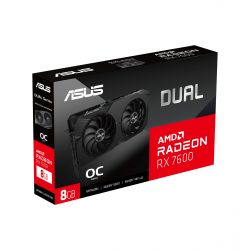 ASUS ³ Radeon RX 7600 8GB GDDR6 DUAL OC DUAL-RX7600-O8G 90YV0IH1-M0NA00 -  14