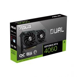  ASUS GeForce RTX 4060 8GB GDDR6 DUAL OC DUAL-RTX4060-O8G 90YV0JC0-M0NA00 -  15