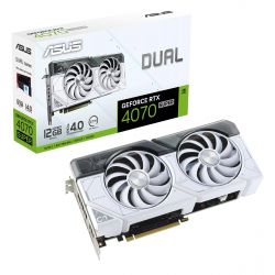 ASUS GeForce RTX 4070 SUPER 12GB GDDR6X  DUAL-RTX4070S-12G-WHITE 90YV0K85-M0NA00 -  11