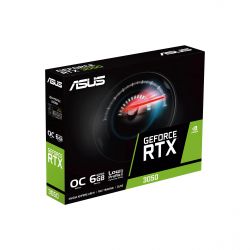 ASUS ³ GeForce RTX 3050 6GB GDDR6 OC low profile RTX3050-O6G-LP-BRK 90YV0KQ0-M0NA00 -  7