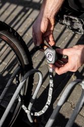 Neo Tools Замок протиугінний складаний, цинковий сплав + ABS, 3 ключі, 78 см, 0.62 кг 91-006 - Картинка 7