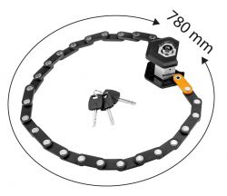 Neo Tools Замок протиугінний складаний, цинковий сплав + ABS, 3 ключі, 78 см, 0.62 кг 91-006 - Картинка 21