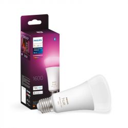 Philips Hue Лампа розумна E27, 15W(100Вт), 2000K-6500K, RGB, ZigBee, Bluetooth, димування 929002471601