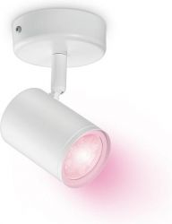 Светильник точечный накладной умный WiZ IMAGEO Spots, 1х5W 2200-6500K RGB белый 929002658701 - Картинка 7