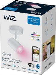 Светильник точечный накладной умный WiZ IMAGEO Spots, 1х5W 2200-6500K RGB белый 929002658701 - Картинка 19