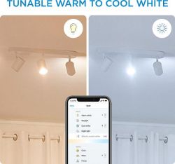 WiZ Розумний накладний точковий світильник IMAGEO Spots 3x5W 2200-6500K RGB Wi-Fi білий 929002658901 - Картинка 9
