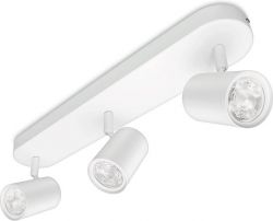 WiZ Розумний накладний точковий світильник IMAGEO Spots 3x5W 2200-6500K RGB Wi-Fi білий 929002658901 - Картинка 3