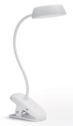 Лампа настольная Philips LED Reading Desk lamp Donutclip, 3w, 4000K, 1200mAh (Lithium battery),  белый 929003179727