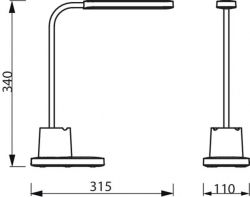 Philips Лампа настільна LED Reading Desk lamp Bucket, біла 929003241107 - Картинка 2