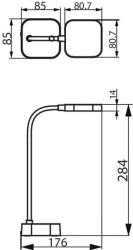 Philips ����� ��������  LED Reading Desk lamp Rock, ��� 929003241407 - �������� 2