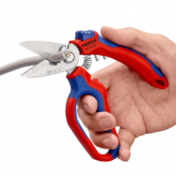 Ножницы для кабелей KNIPEX с двойным гнездом 6мм хромированные 180мм 95-05-20-SB - Картинка 3