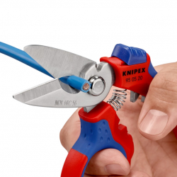 Ножницы для кабелей KNIPEX с двойным гнездом 6мм хромированные 180мм 95-05-20-SB - Картинка 4