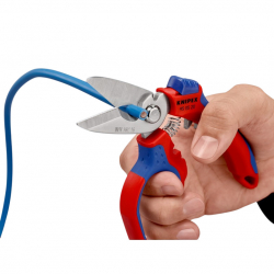 Ножницы для кабелей KNIPEX с двойным гнездом 6мм хромированные 180мм 95-05-20-SB - Картинка 7
