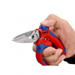 Ножницы для кабелей KNIPEX с двойным гнездом 6мм хромированные 180мм 95-05-20-SB - Картинка 9