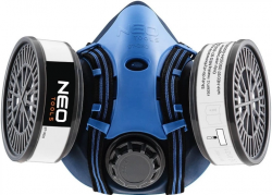 Маска захисна Neo Tools, силіконова, 2 фільтри P3 97-351 - Картинка 2