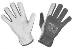 Перчатки рабочие NEO, козья кожа, р.8, серо-белый 97-656-8
