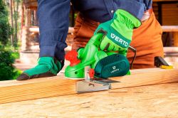 Verto Рукавички робочі, синтетична шкіра, р.9, зелений 97H121 - Картинка 3