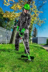 Verto Рукавички робочі, синтетична шкіра, р.9, зелений 97H121 - Картинка 2