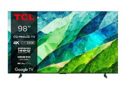  98" TCL MiniLED 4K 144Hz Smart Google TV Titan ONKYO sound 98C855