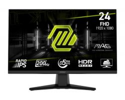  MSI 23.8" MAG 242F HDMI, DP, Audio, IPS, 200Hz, 0.5ms, sRGB 115%, FreeSync 9S6-3BC51T-001
