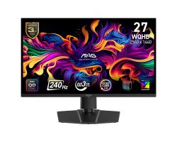 ������� MSI 26.5" MAG 271QP QD-OLED X24 2xHDMI, DP, Audio, QD-OLED, 2560x1440, 240Hz, 0.03ms, DCI-P3 99%, AdaptiveSync, Pivot, HDR400 9S6-3CD89T-033